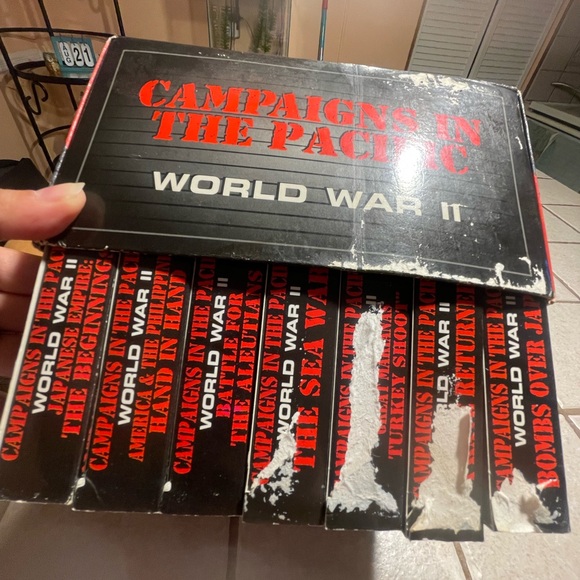 CAMPAIGNS IN THE PACIFIC Set of 7 VHS Tapes 1995 Vintage Documentary - Picture 2 of 13